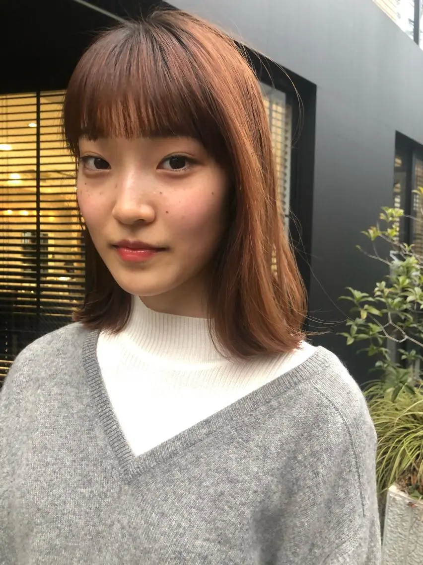 ミディアム カラー ベージュカラー ブリーチ ブルーカラー ハイライトカラー ラベンダーカラー ミヤギ リュウキのヘアスタイル