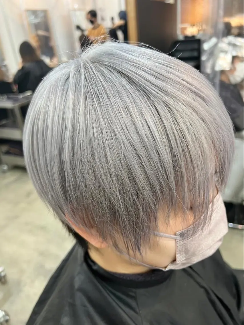 ショート カット ヘアカラー トリートメント ヘアセット CARAT堺東 Aujua認定サロンのヘアスタイル