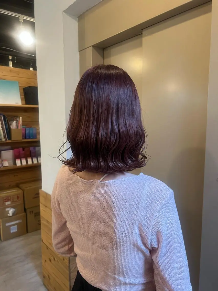 ミディアム LAMP mashiroのヘアスタイル