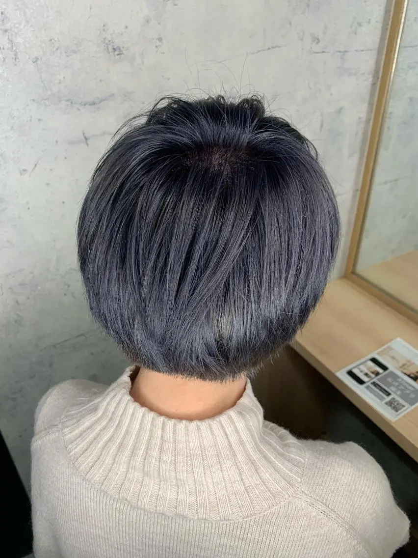 ショート 中川歩　髪質改善 ツヤカラー【横浜】のヘアスタイル