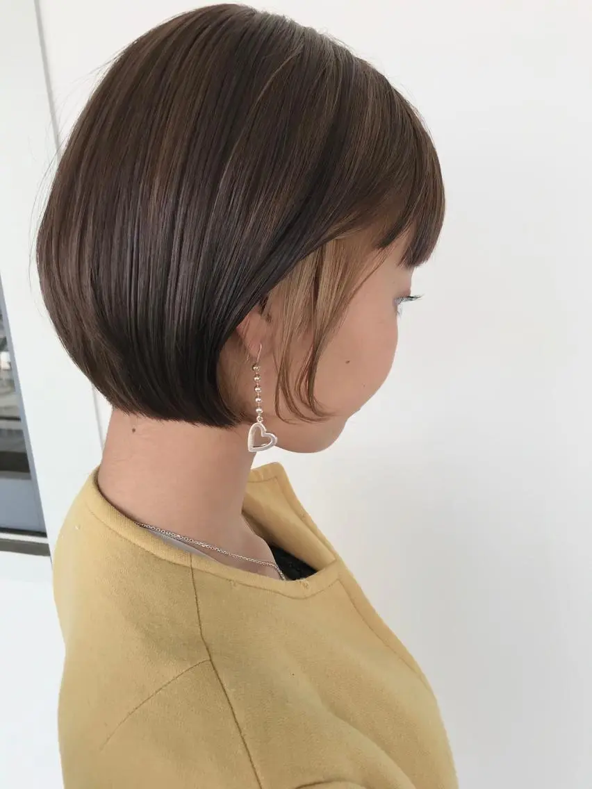 ショート ボブ タカツド ユウキのヘアスタイル