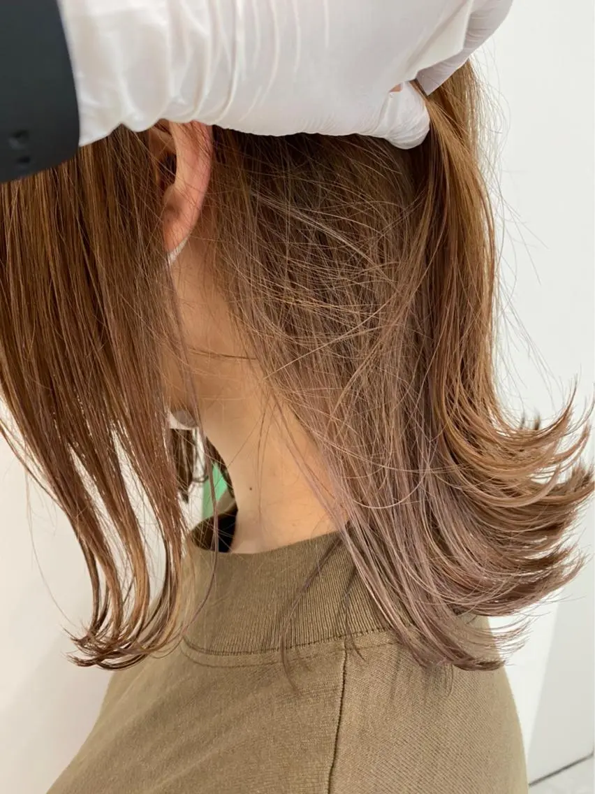 ミディアム カラー 🫧渋谷美容師 たくみ🫧のヘアスタイル