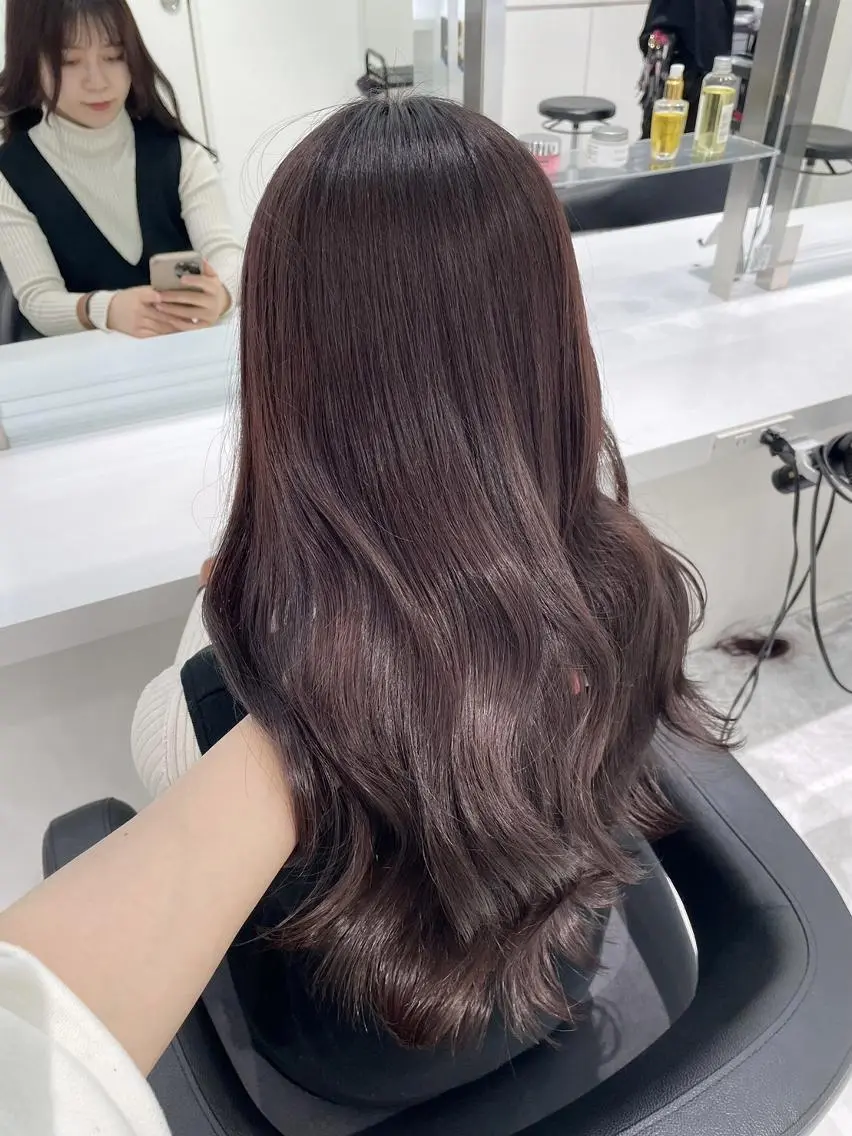 カラー ロング ヘアカラー トリートメント ヘッドスパ ヘアセット 公式🎠LAND 池袋店🎠のヘアスタイル