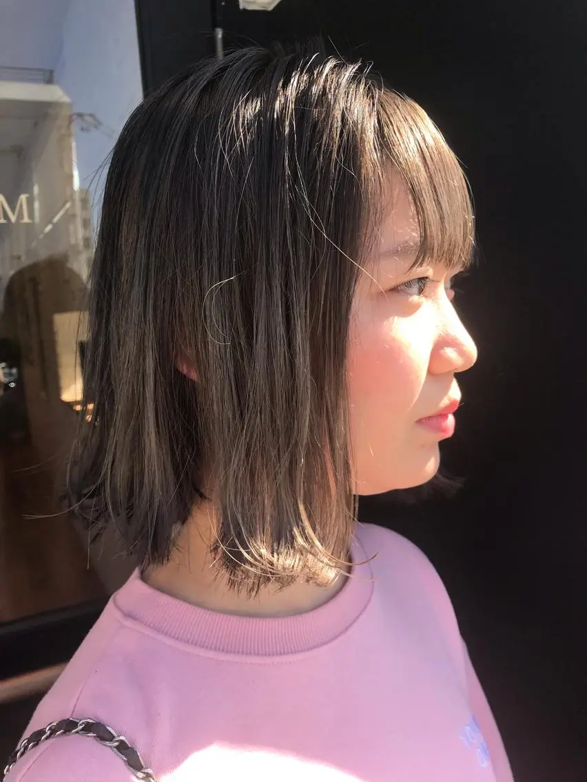 カラー 前田 輝のヘアスタイル
