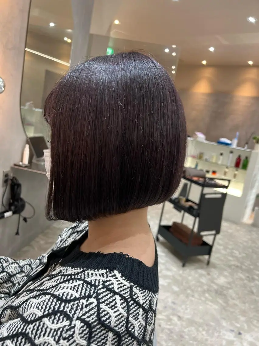 ショート ハイライト 髪質改善 レイヤーカット トリートメント 艶カラー💎 髪質改善🎈アトワのヘアスタイル