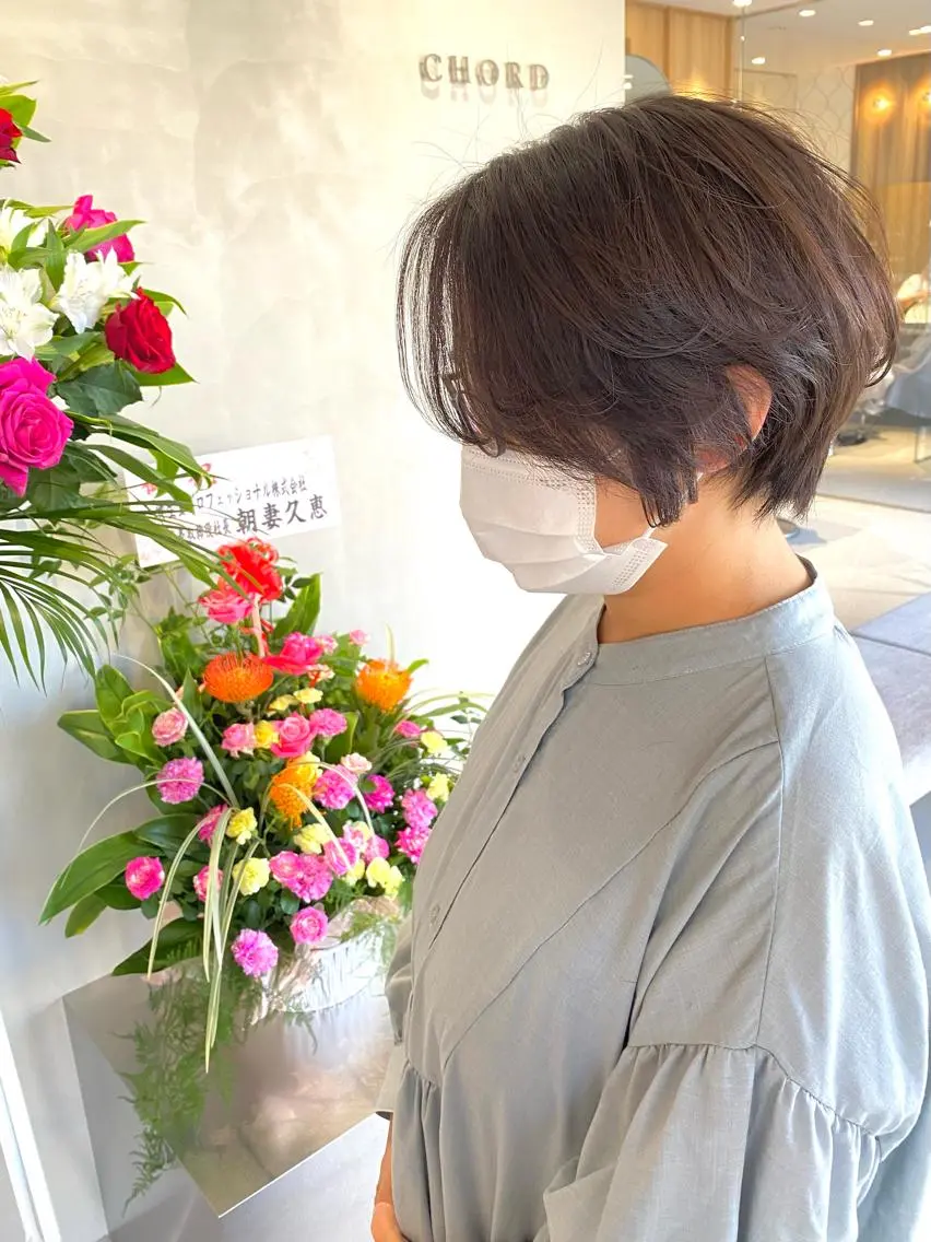 ショート カラー ハンサムショート ショートヘア カット ヘアカラー トリートメント 谷合 貴志のヘアスタイル