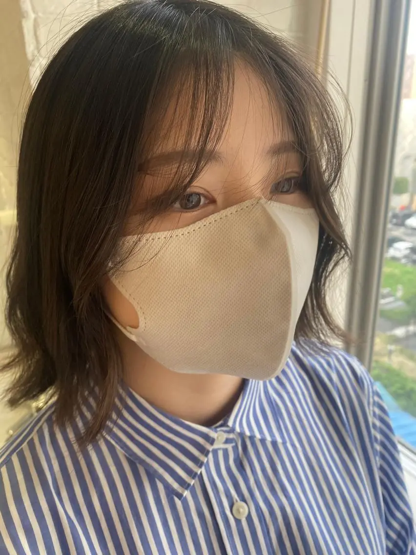 ショート ボブ うざバング GINZARay2 風本朱里🐥のヘアスタイル