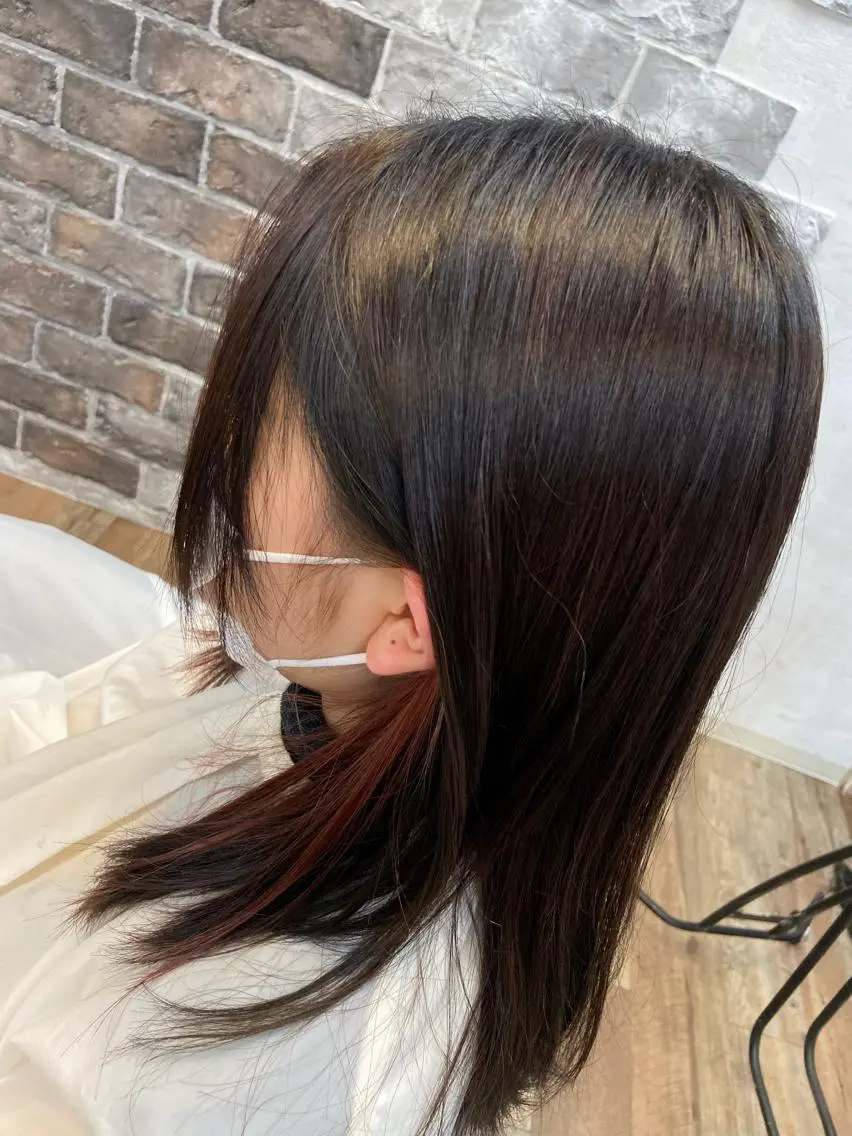 ロング カラー ヘアカラー 渡辺 ゆみのヘアスタイル
