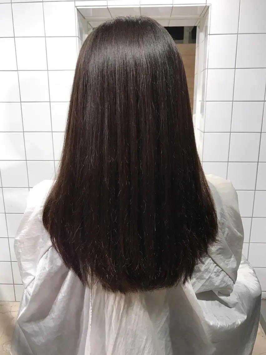 ロング パーマ 縮毛矯正 トリートメント 透明感カラー/ レイヤー　YUKAのヘアスタイル