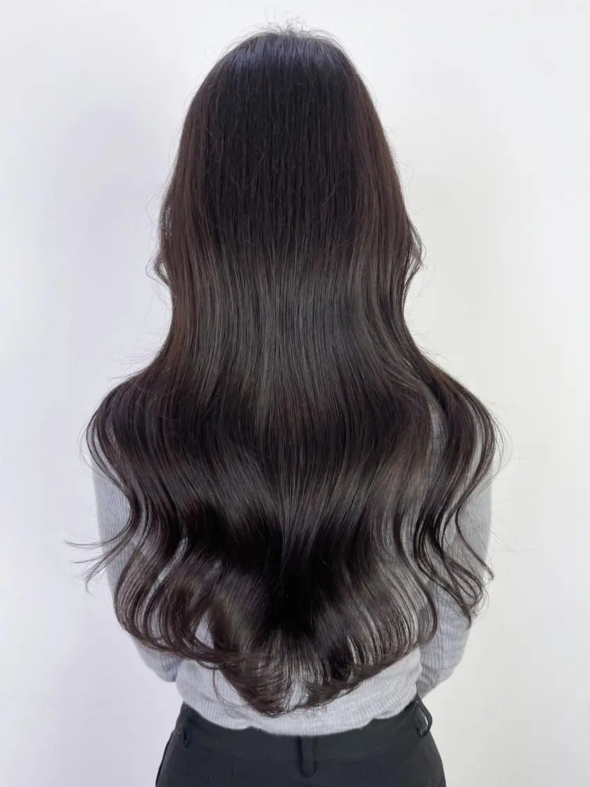 カラー セミロング くびれヘア 顔まわりレイヤー 顔周りカット 韓国風ヘア レイヤーカット カット ヘアカラー トリートメント ITbyALBUM 浦和店のヘアスタイル