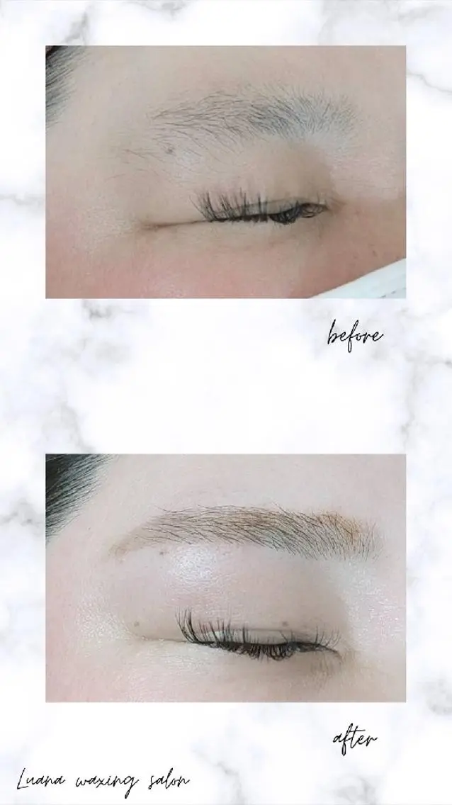 アイブロウ 眉毛ワックス脱毛 Luana wax 🐚根本のエステ・リラクイメージ