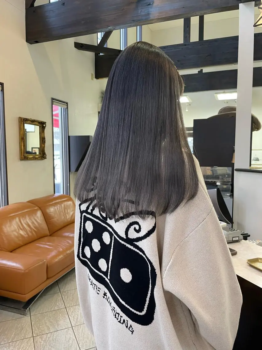 ロング カラー カット ヘアカラー コレットヘアー 田中アヤノのヘアスタイル