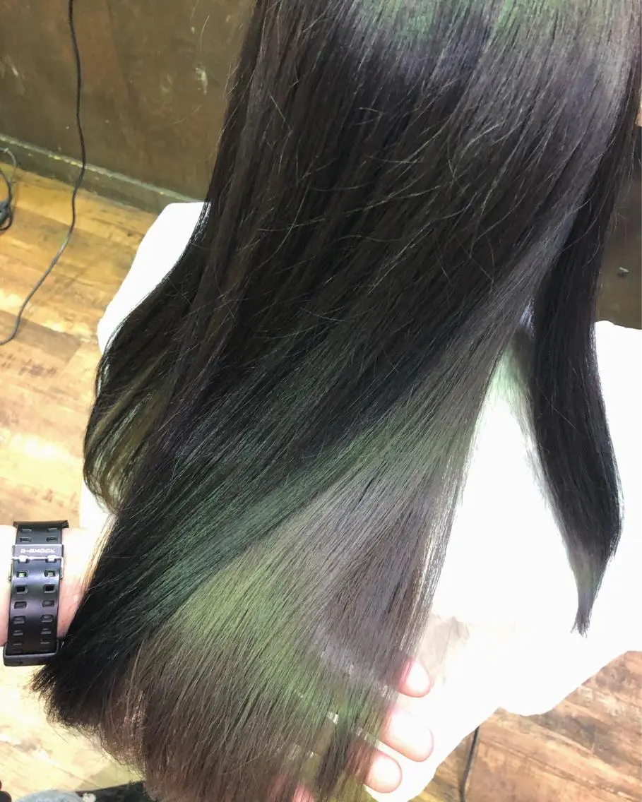ロング ヘアカラー Loob.TOKYO MIYA🌈のヘアスタイル