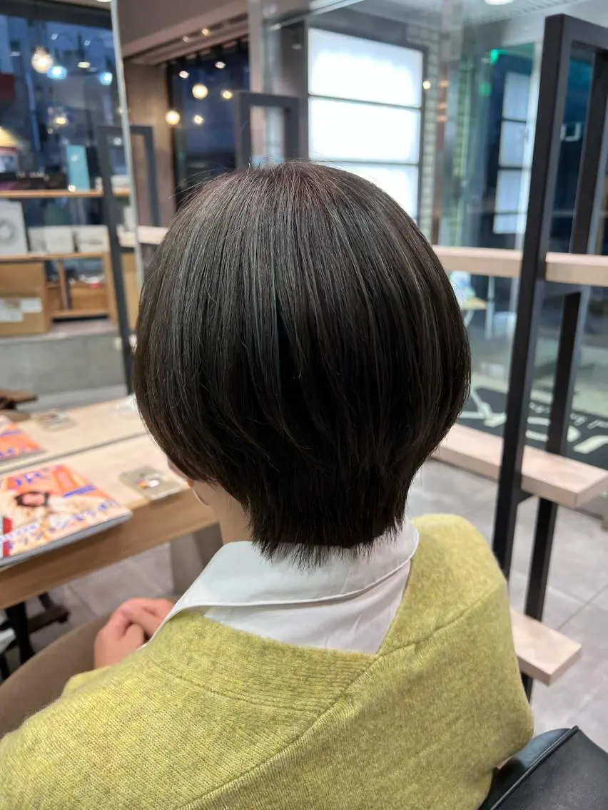 ショート カラー ヘアカラー トリートメント 🌞レイヤー×カラー 前川那津美🌞のヘアスタイル