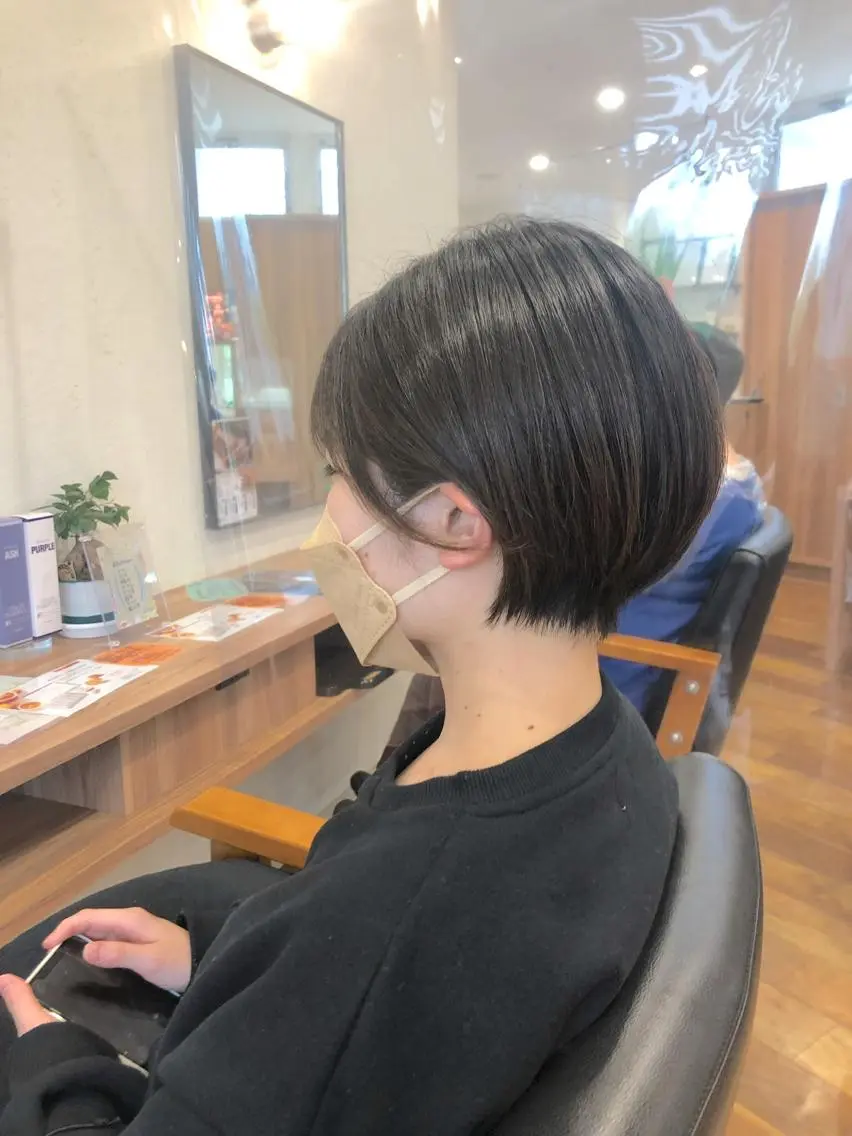 ショート 大川 優佳のヘアスタイル