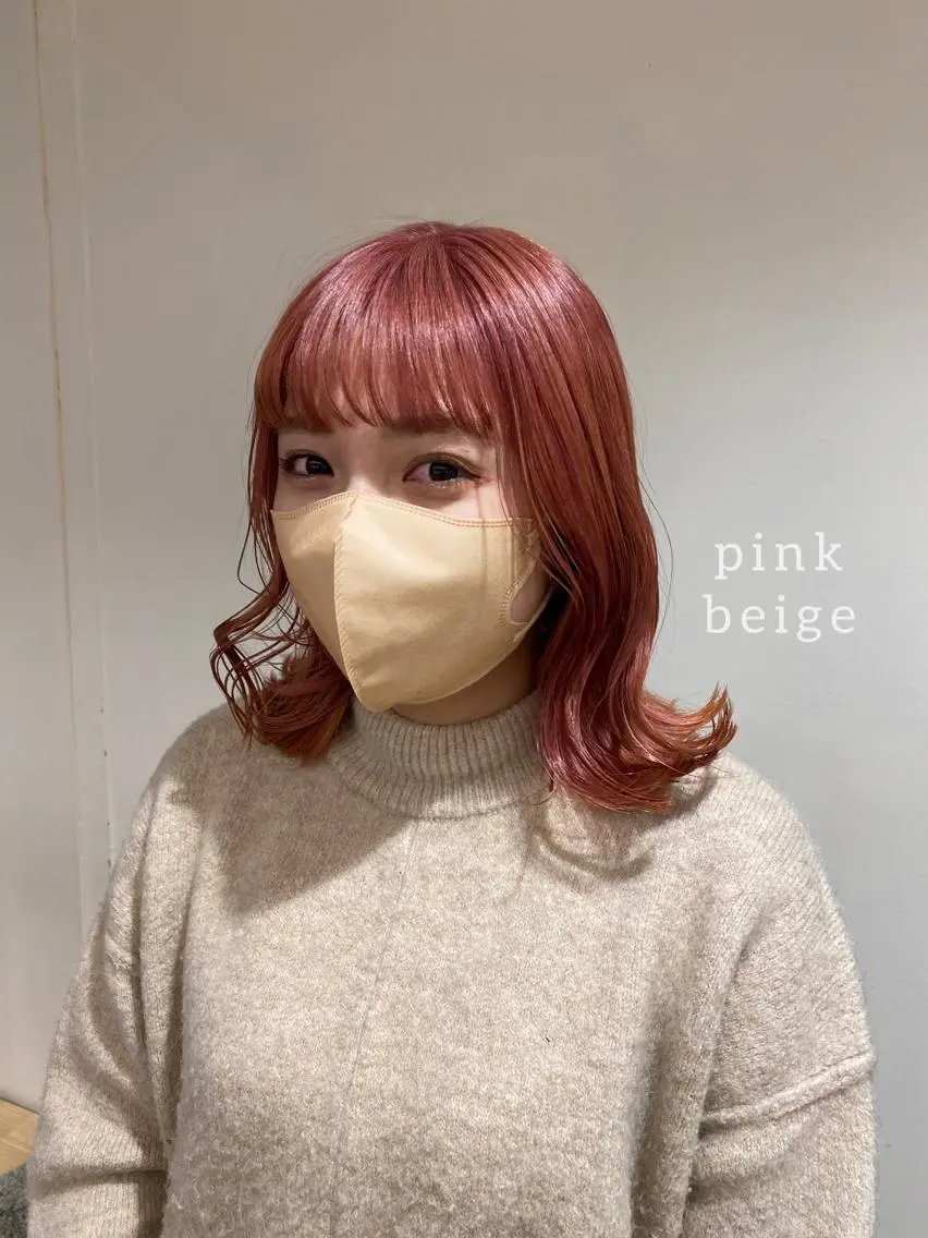 ミディアム カラー ヘアアレンジ ヘアカラー ボブ /ニュアンス/ satomi🧸💖のヘアスタイル