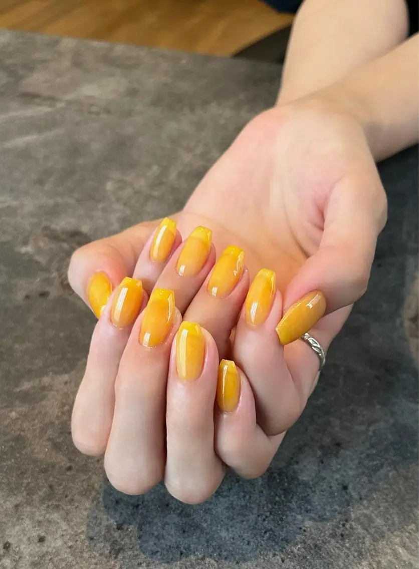 ネイル フラワーネイル フットネイル フレンチネイル ジェルネイル ガラスフレンチ nail salon amanoのネイルデザイン