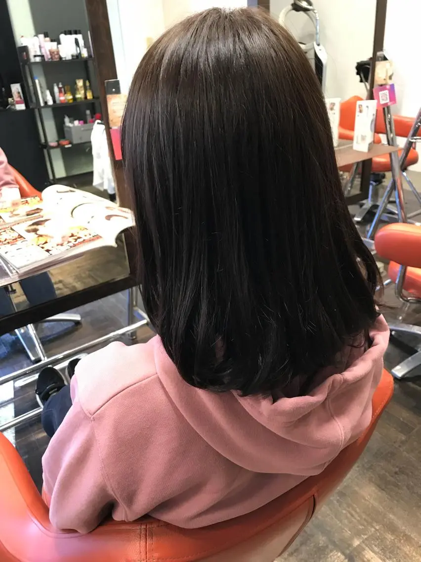 ミディアム カラー グレージュ カット 縮毛矯正 トリートメント デザインカラー🌈 高木リョウのヘアスタイル