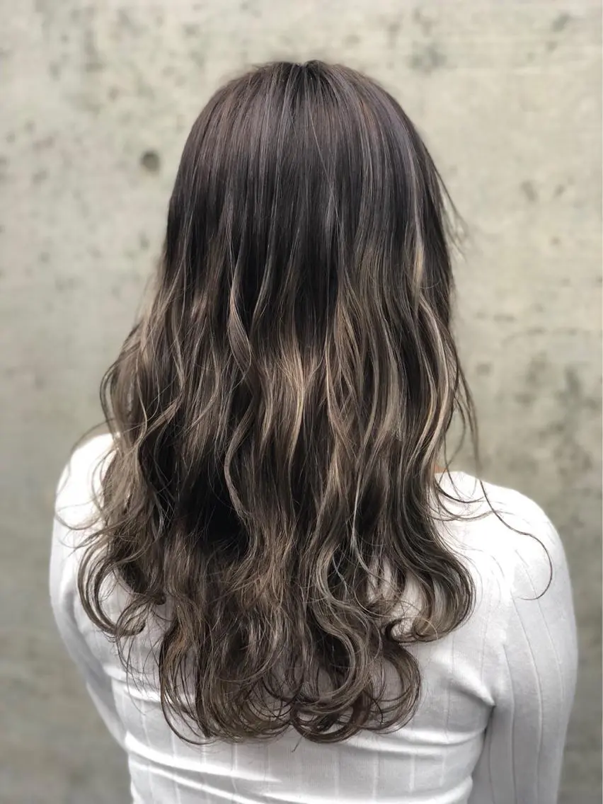 ロング カラー ✨ブリーチなしカラー ×髪質改善✨松村 潤のヘアスタイル