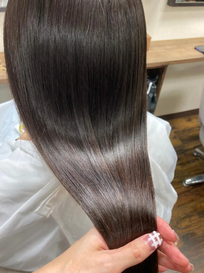 カラー ミディアム トリートメント エクステ Reflet 新宿/プルエクステのヘアスタイル