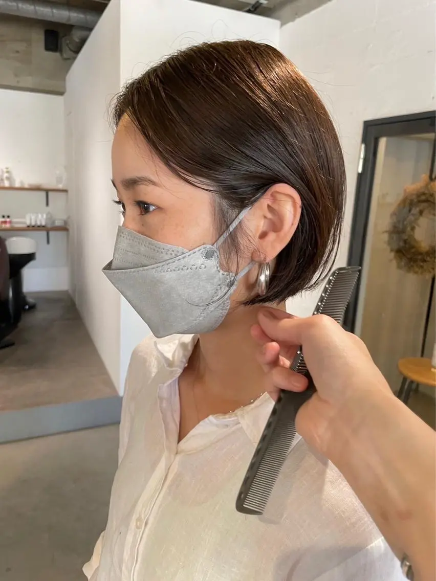 ショート ショートヘア 聖 来のヘアスタイル