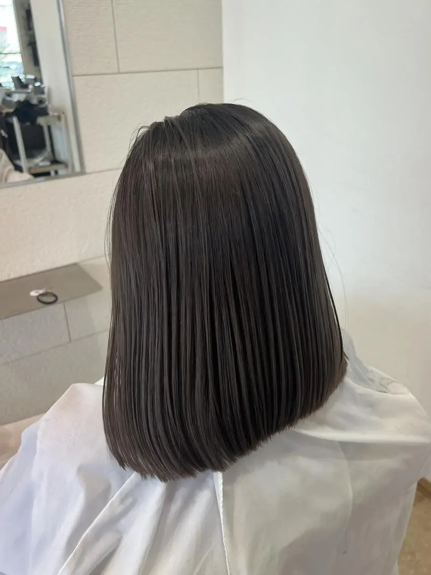 カラー ヘアカラー ツヤ・透明感カラー 🫧緑区/万葉のヘアスタイル