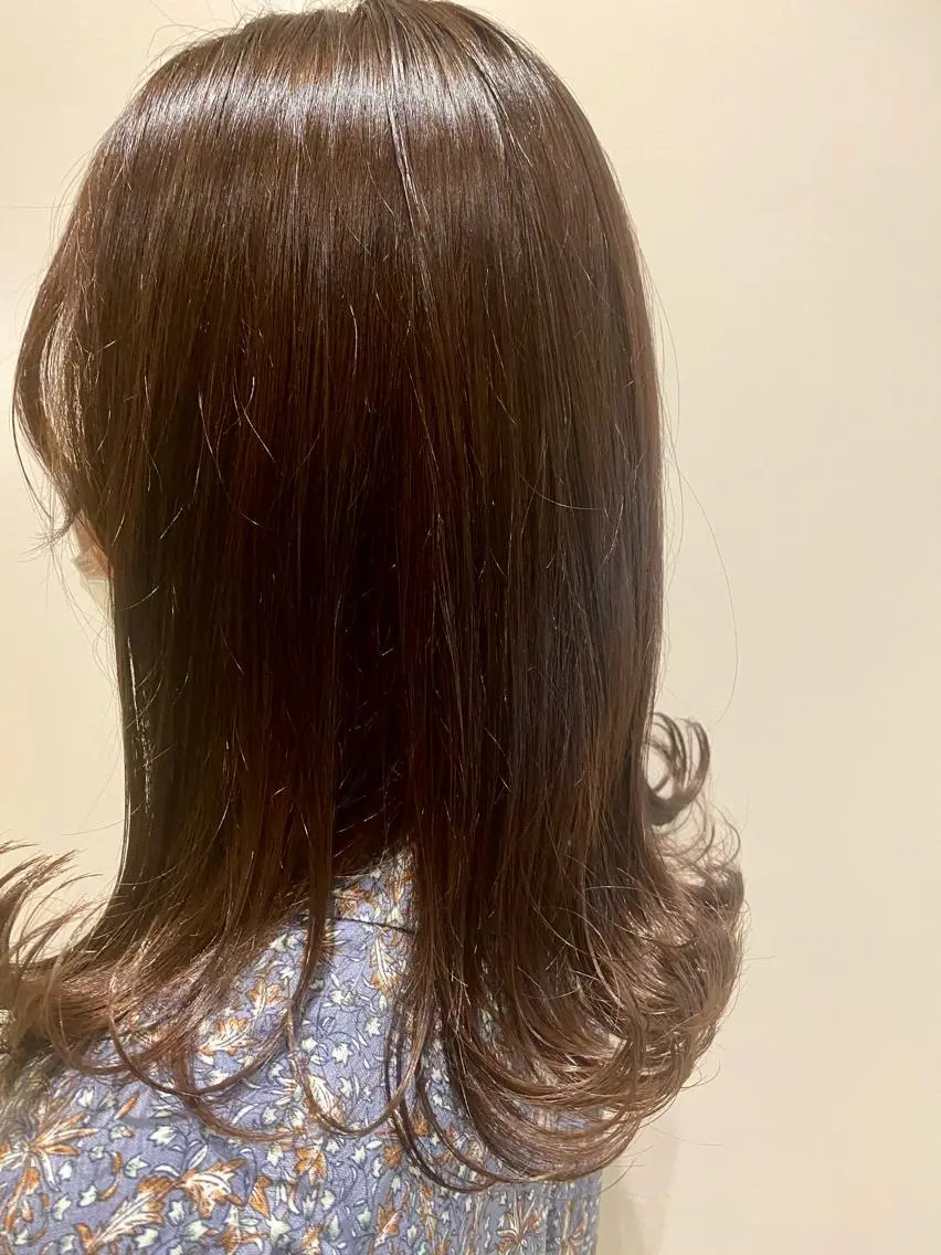 ミディアム カラー 🌹艶髪カラー🌹 津田晴加【西荻窪】のヘアスタイル