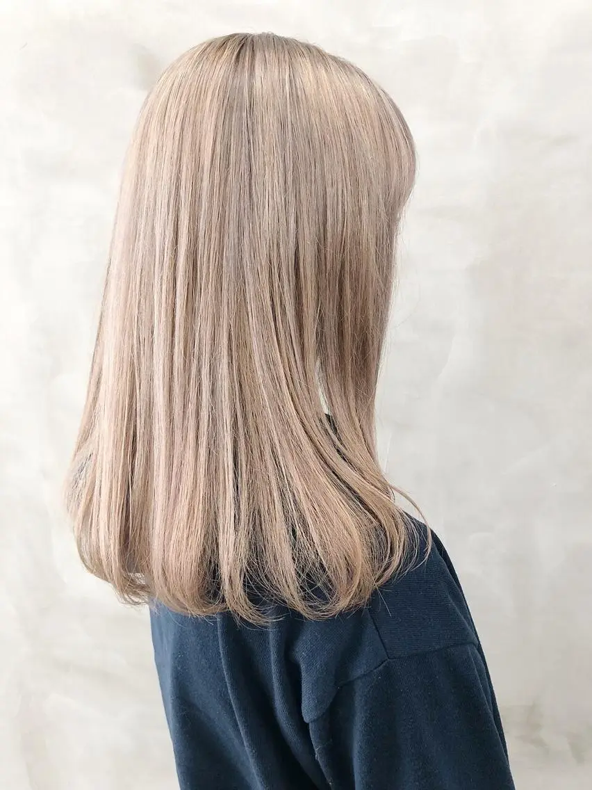 セミロング カラー 無料カットモデル募集 🌱ひょうがのヘアスタイル