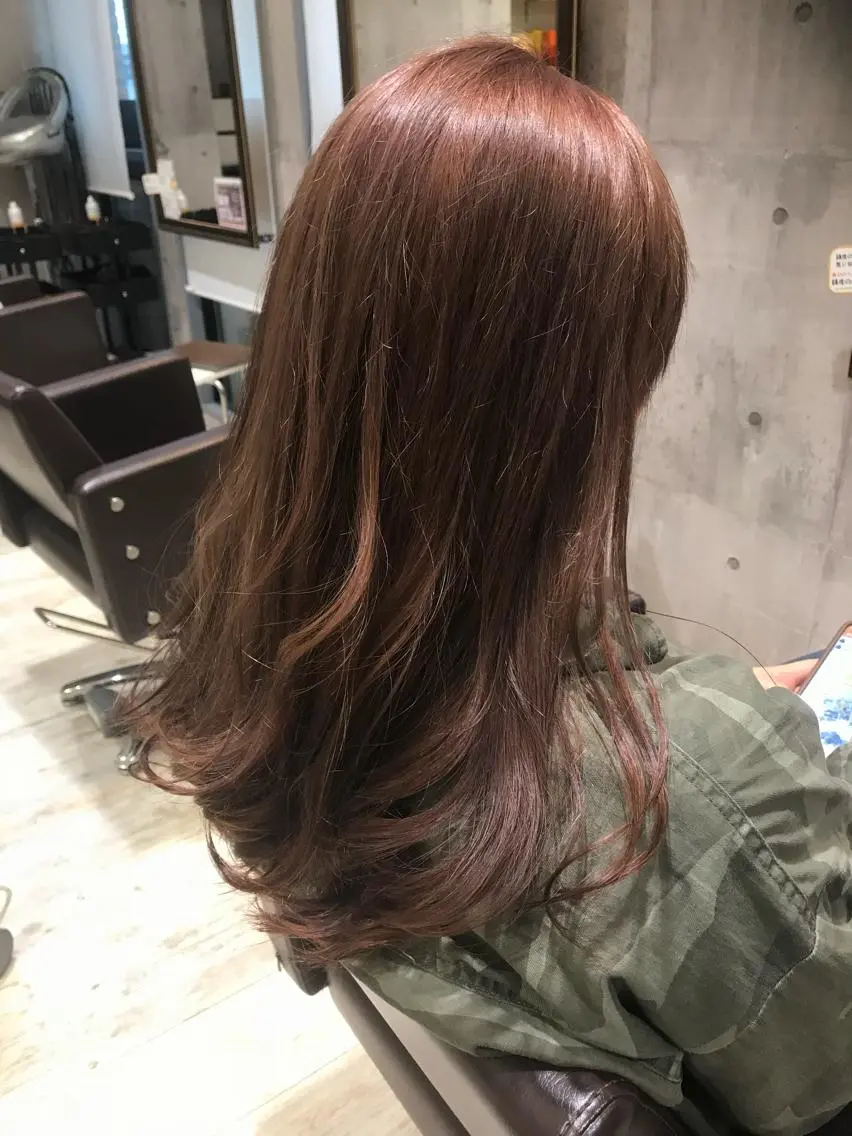 ロング カラー パーマ ヘアアレンジ メンズ キッズ ネイル マツエク・マツパ ヘアカラー トリートメント EnBlesS西宮 マンツーマン神道有基のヘアスタイル