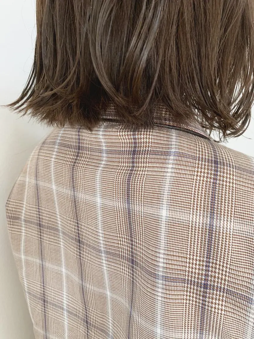 ショート カラー ショコラグレージュ グレージュ カット ヘアカラー トリートメント 山下 千明のヘアスタイル