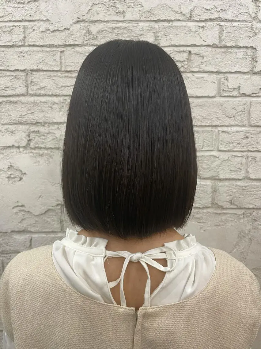 ミディアム ブリーチカラーボブ sayo🧸🤎のヘアスタイル