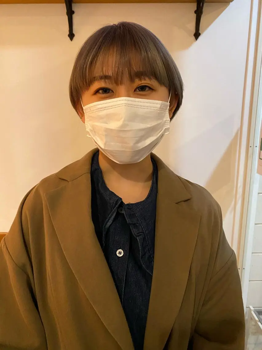 ショート ショートヘア ショート& パーマ　坂本のヘアスタイル