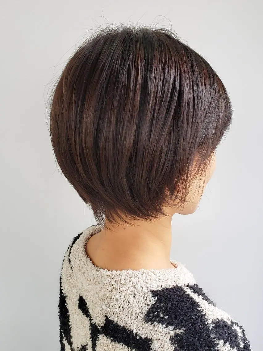 ショート カット ヘアカラー トリートメント 美髪⭐︎髪質改善 井上 康司のヘアスタイル