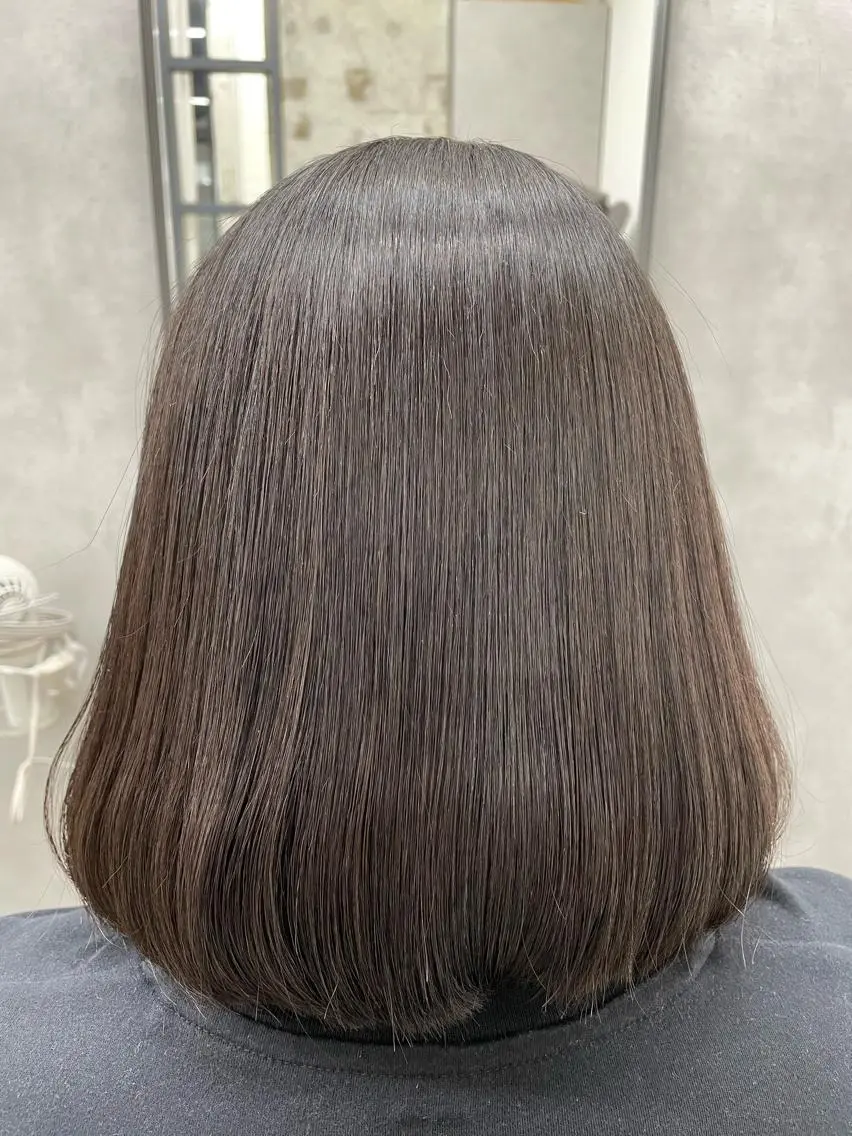 ショート ボブ 縮毛矯正 すぐ巻ける縮毛矯正 🍀勝倉　麗のヘアスタイル