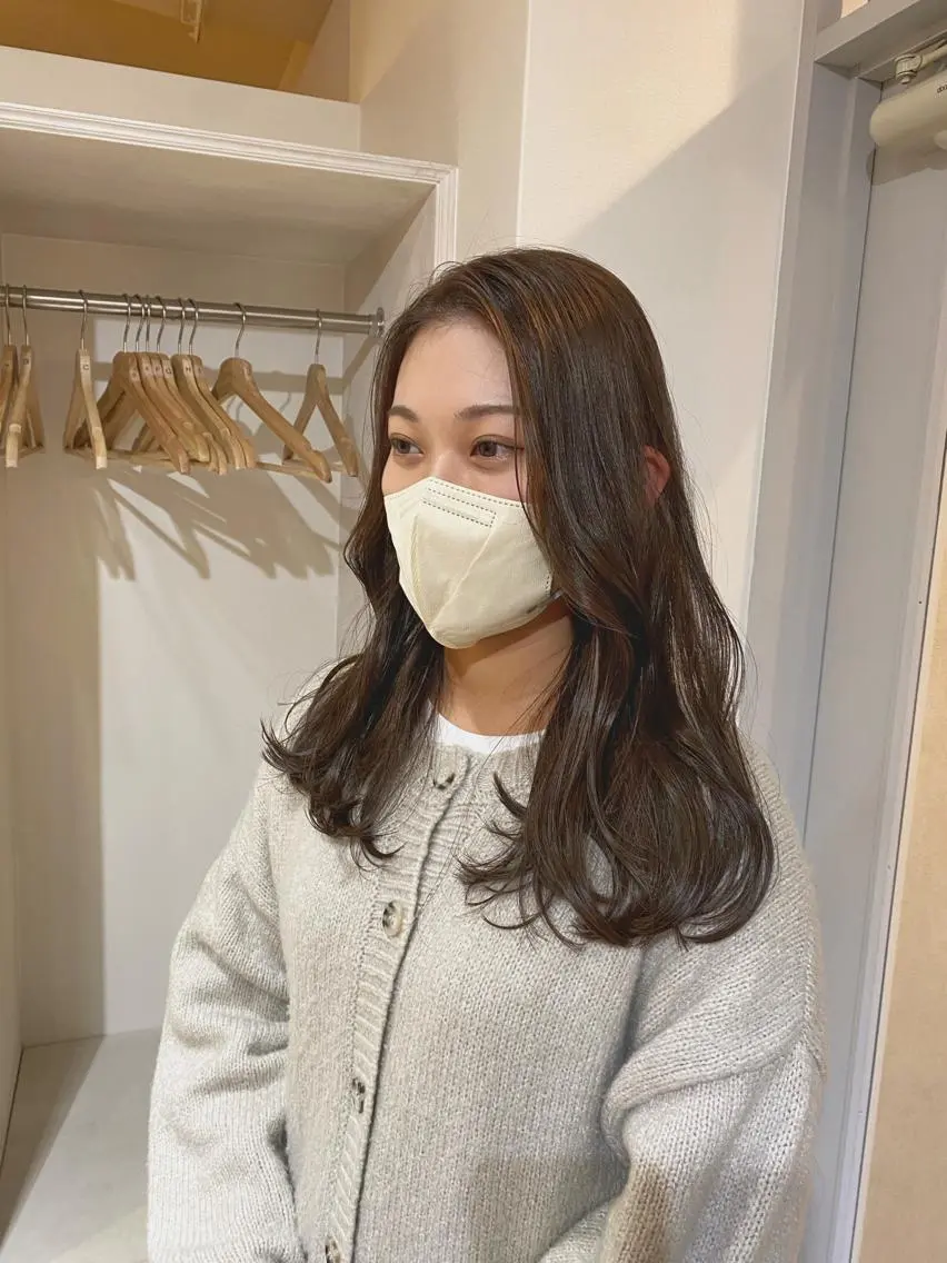 セミロング カラー 美髪/透明感カラー reikoのヘアスタイル