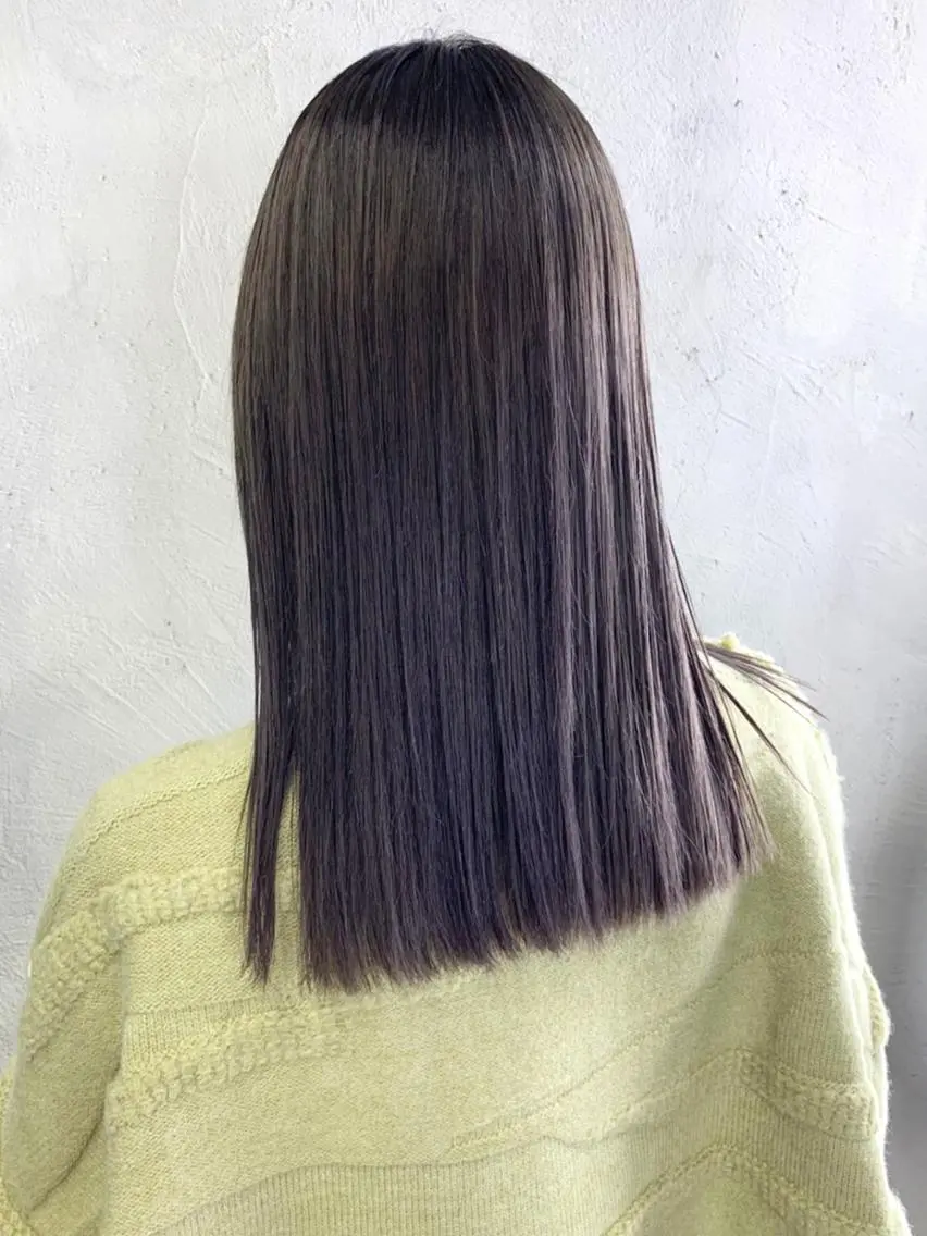 セミロング カラー パーマ ヘアアレンジ ITbyALBUM 浦和店のヘアスタイル