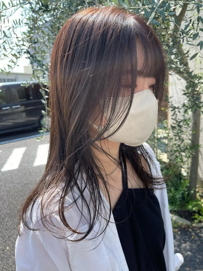 ロング 梶原 真帆のヘアスタイル