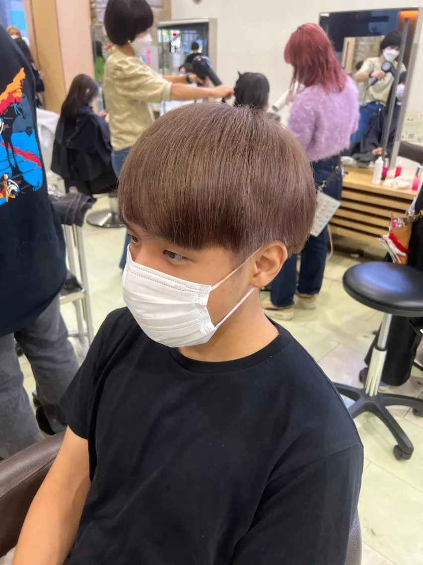 ショート カラー メンズ カット ヘアカラー メンズ特化 【かな】のヘアスタイル