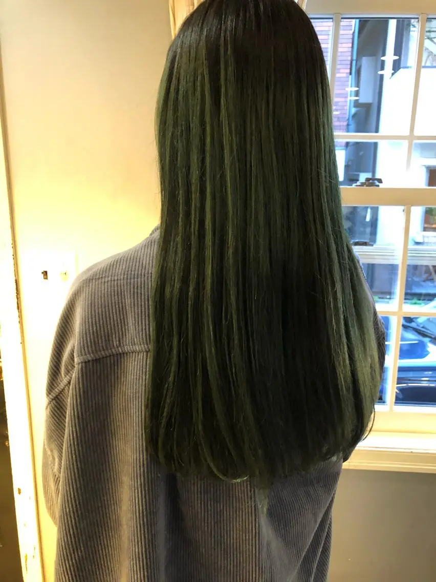 ロング カラー eri kinjoのヘアスタイル