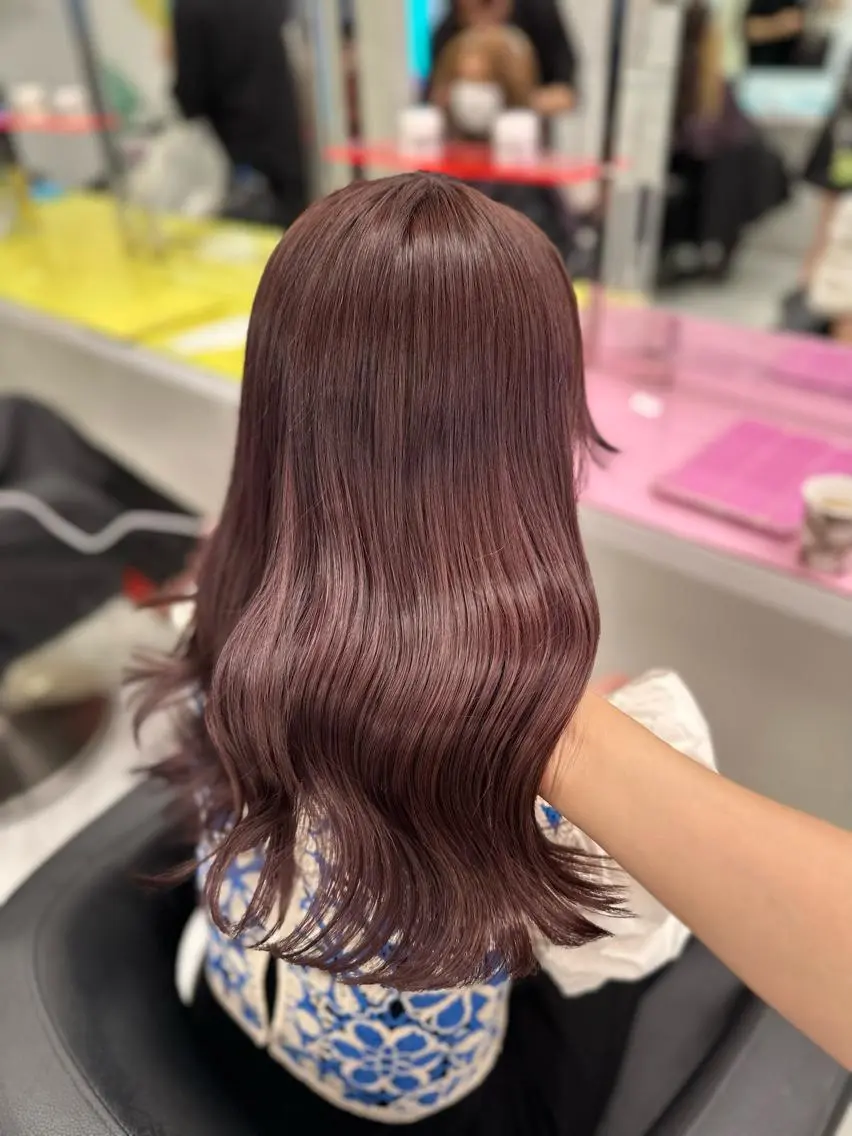 セミロング カラー ブリーチ ダブルカラー ♡ダブルカラー特化♡ miyuのヘアスタイル