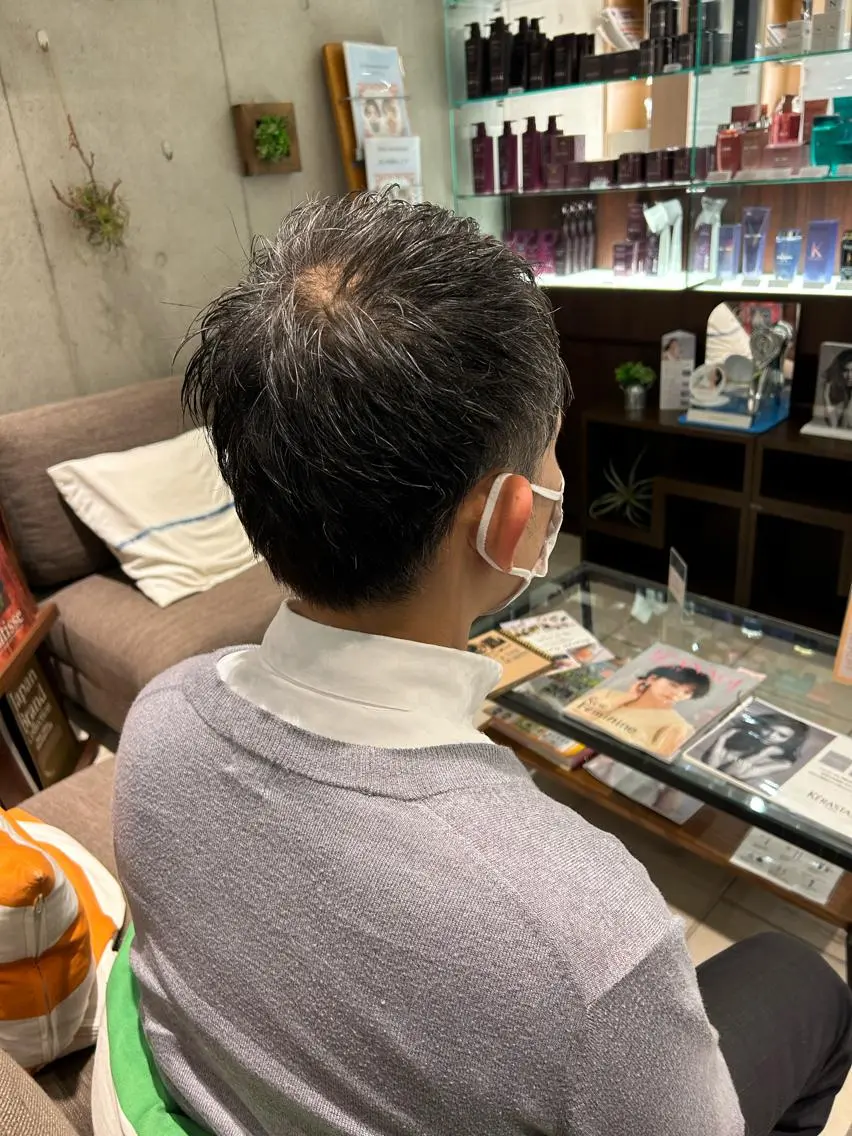 メンズ 増渕 里奈のヘアスタイル
