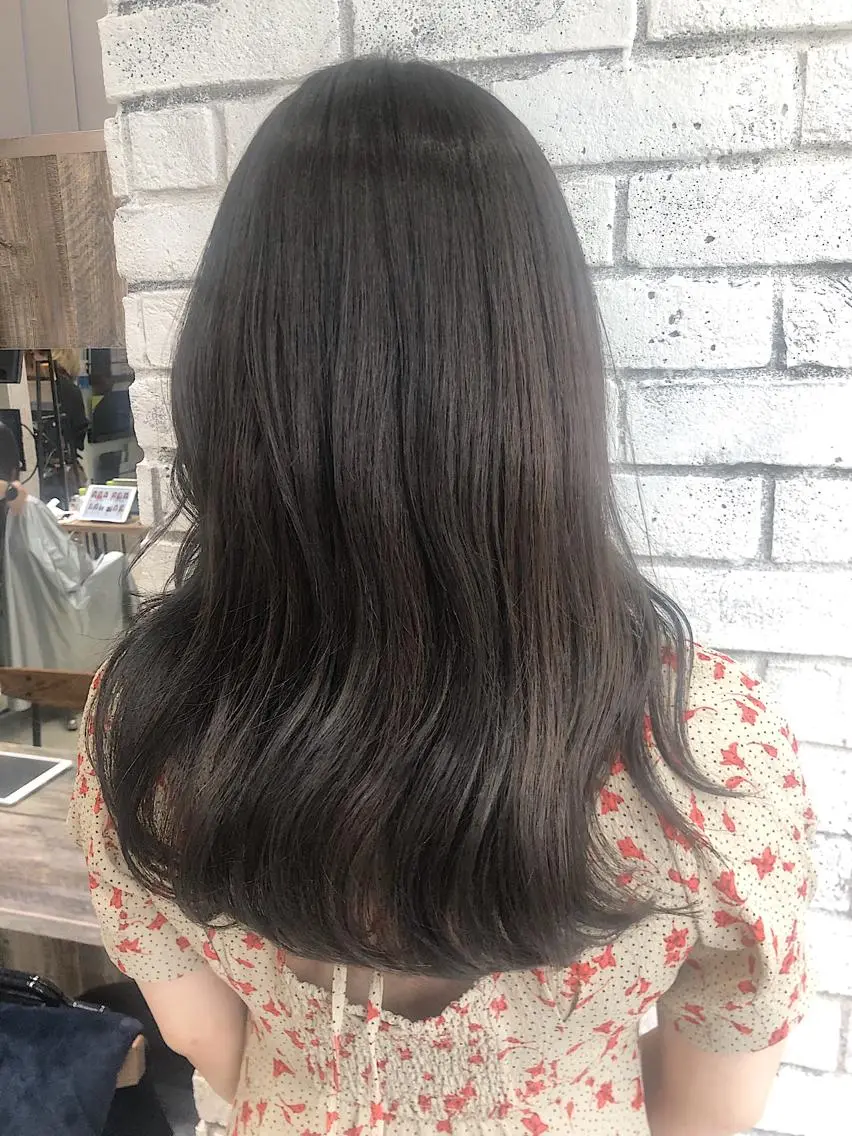 セミロング カラー 透明感カラー ヘアカラー トリートメント 🌿ニュアンス/髪質 改善🌿Fukudaのヘアスタイル