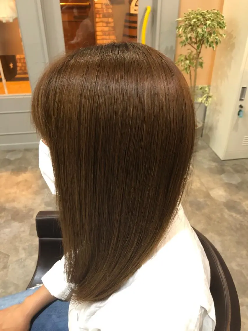 セミロング カット トリートメント hair care ACRO店長 谷のヘアスタイル