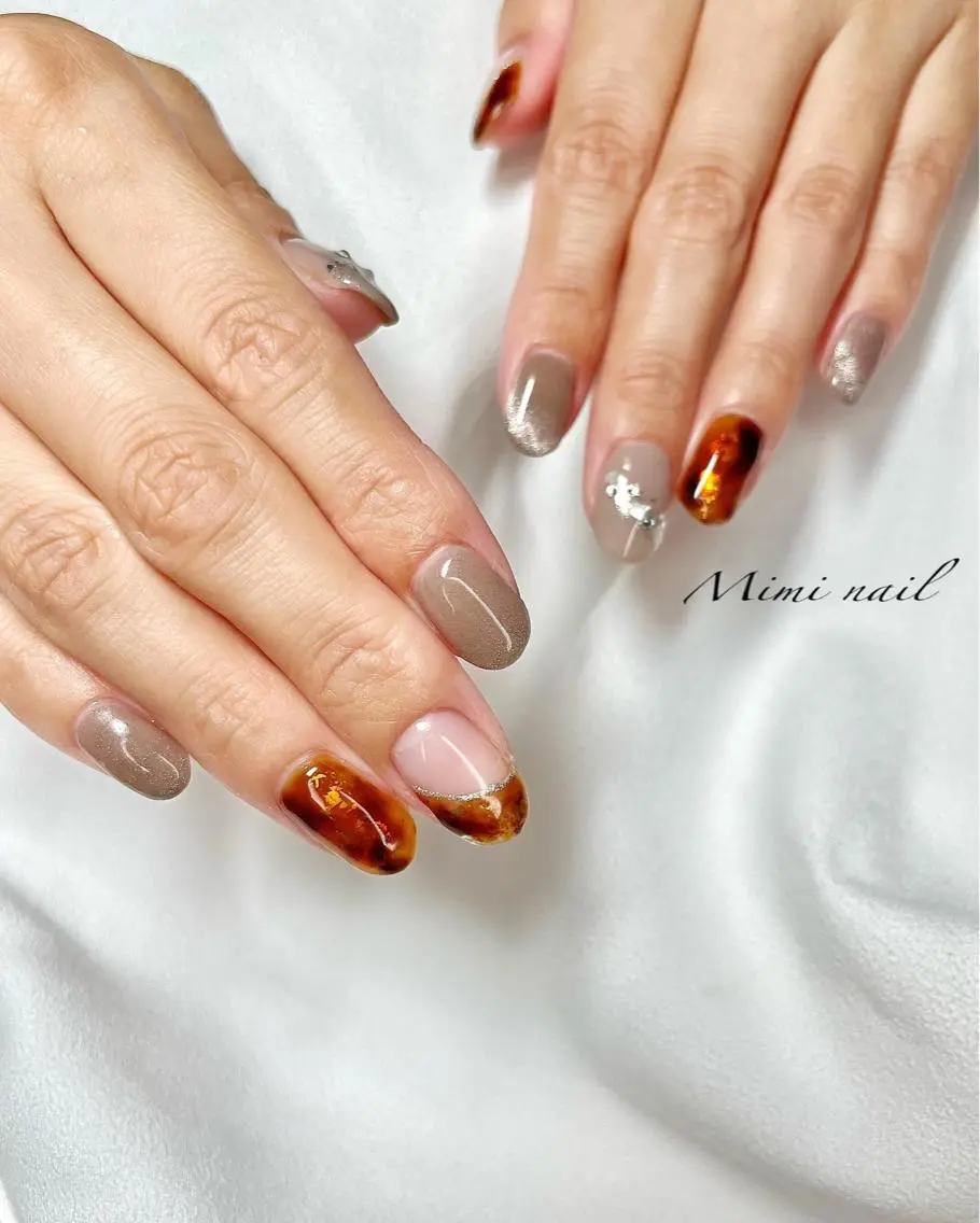 ミディアム ハンドネイル beauty salonM&Iのネイルデザイン