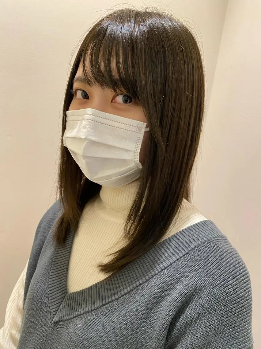 セミロング カット ヘアセット 🪽羽エク/Ash 店長/折目奈央🪽のヘアスタイル