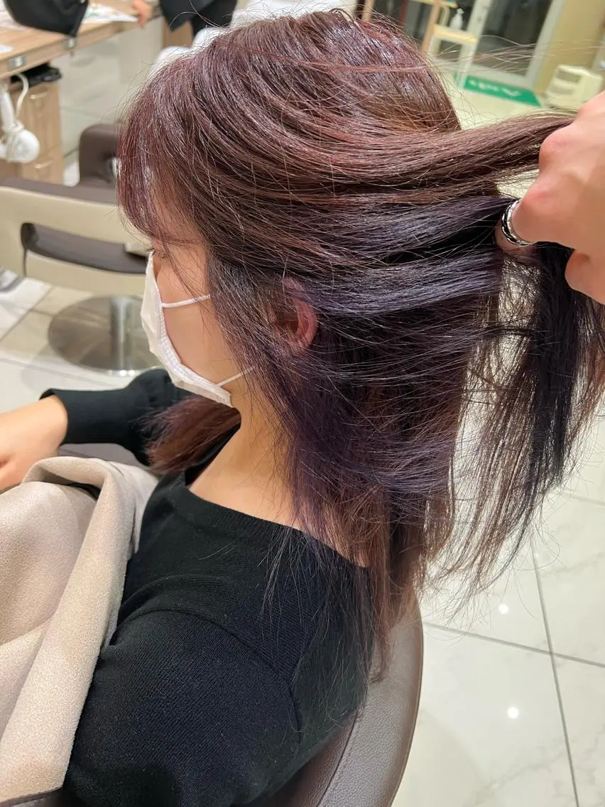 カラー ダブルカラー インナーカラー 🖤Ash川越店🖤 井上 諒哉のヘアスタイル