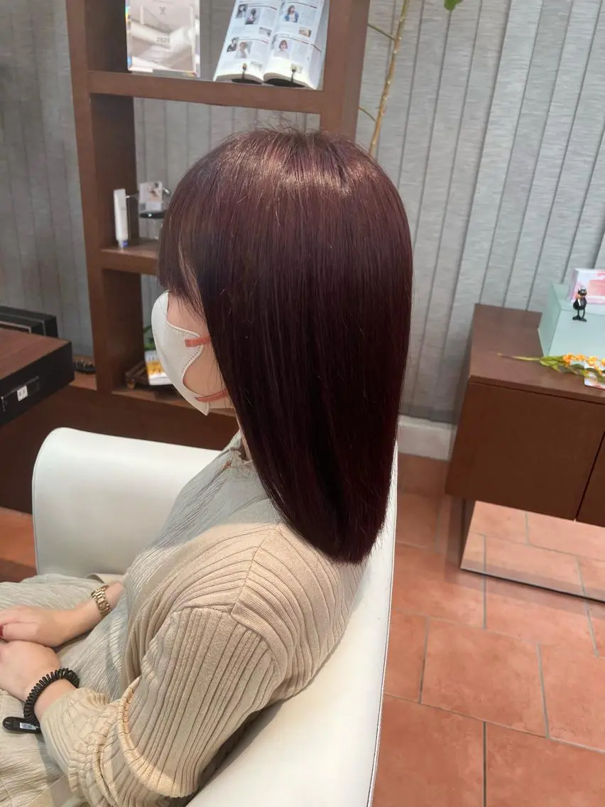 ミディアム 透明感カラー✨️山内 七鐘のヘアスタイル