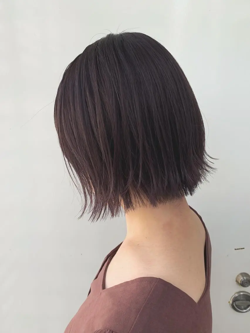ショート カラー ボブレイヤー アディクシーカラー アッシュ バレイヤージュ ブリーチ カット ヘアカラー トリートメント Zina福岡天神🪞 髪質改善🪞レイヤーのヘアスタイル