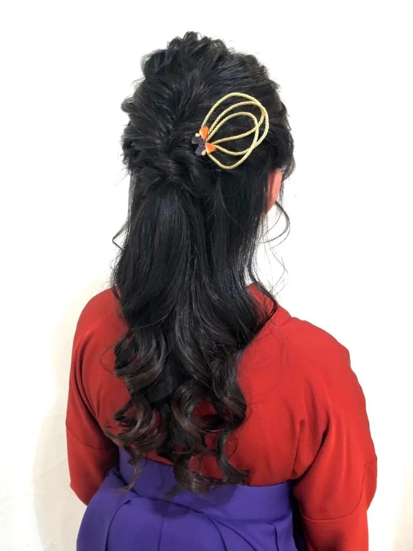 ヘアアレンジ 卒業式のヘアスタイル 乳井 悠香のヘアスタイル
