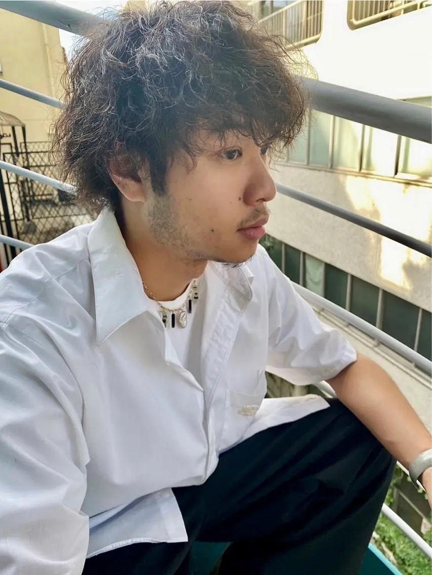 パーマ メンズ メンズパーマ ツイストスパイラルパーマ スパイラルパーマ moanin モーニンのヘアスタイル